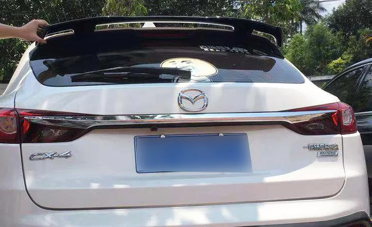 Для Mazda CX 4 спойлер mazda 3 axela хэтчбек 5 задний Багажник крыло автомобиля хвост новый