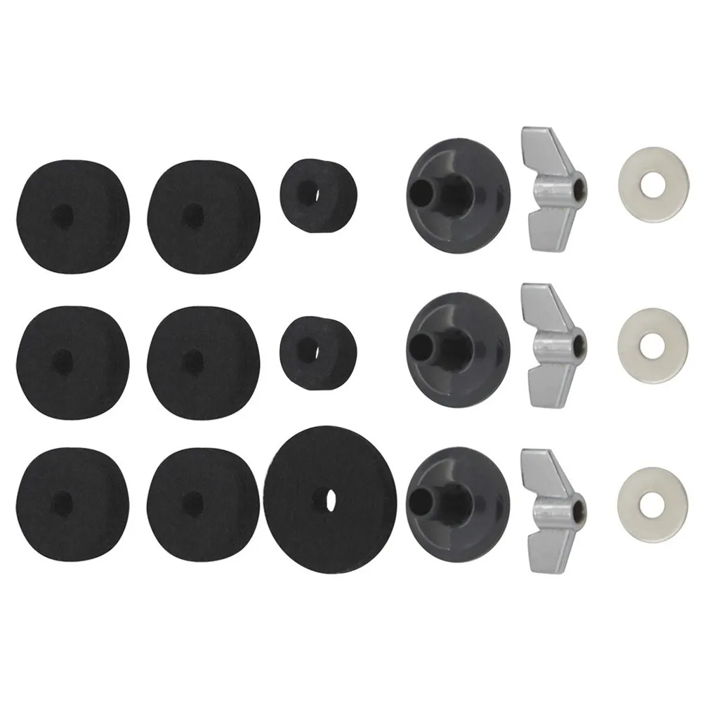 18pcs Drum Replacement Part Kit Quick Release Cymbal Stand Wing Nut Cymbal Sleeves Metal Gaskets Felt Pad Set Instruments Parts
18pcs Drum Replacement Part Kit Quick Release Cymbal Stand Wing Nut Cymbal Sleeves Metal Gaskets Felt Pad Set Instruments Parts