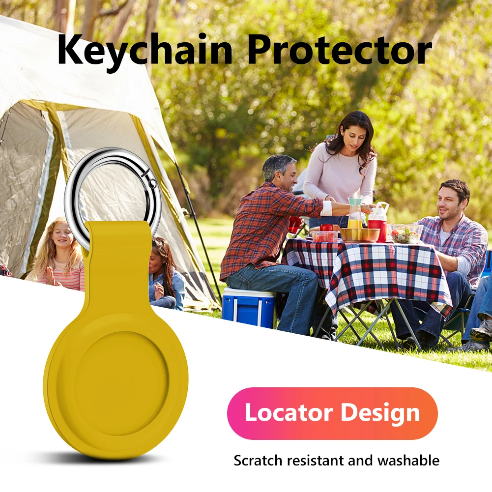 New For Apple Airtags Liquid Silicone Protective Sleeve For Apple Locator Tracker Anti-lost Device Keychain Protective Sleeve
New For Apple Airtags Liquid Silicone Protective Sleeve For Apple Locator Tracker Anti-lost Device Keychain Protective Sleeve