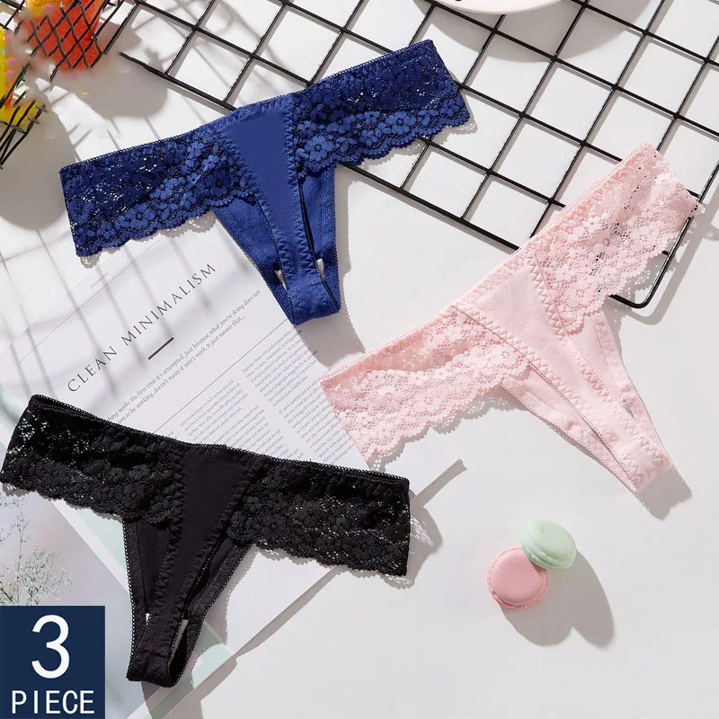 3pcs/lot New Women's Thong Cotton Panties Girl Lace Underwear Lace Fashion G-string Sexy Ladies Briefs
3pcs/lot New Women's Thong Cotton Panties Girl Lace Underwear Lace Fashion G-string Sexy Ladies Briefs