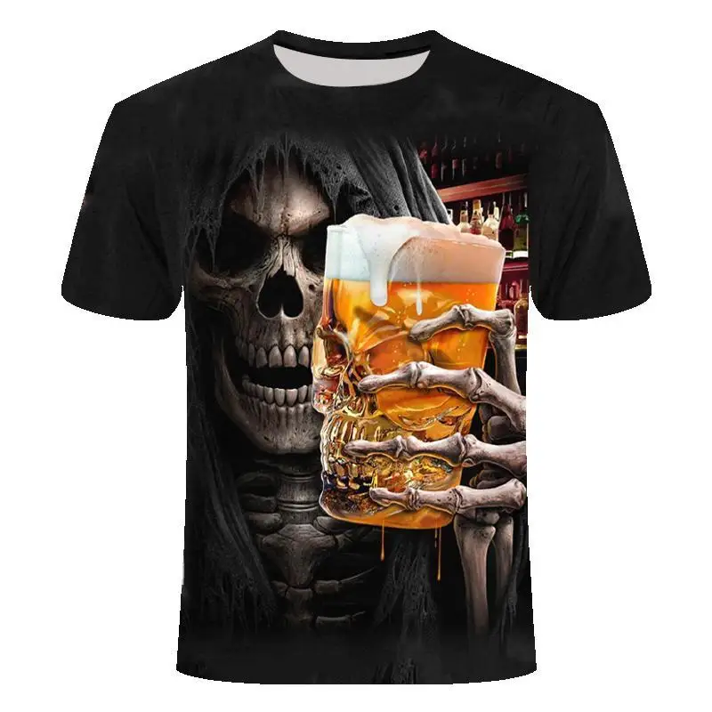 2010 Summer New Funny skull 3d T Shirt Summer Hip hop Short Sleeve Tee Tops Men/Women Anime T-Shirts Short sleeve Dropshipping
2010 Summer New Funny skull 3d T Shirt Summer Hip hop Short Sleeve Tee Tops Men/Women Anime T-Shirts Short sleeve Dropshipping