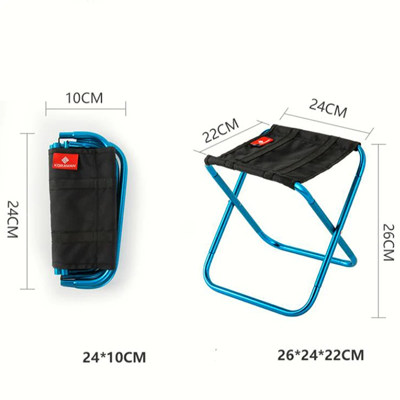 Folding Small Stool Bench Stool Portable Outdoor Mare Ultra Light Subway Train Travel Chair 2021