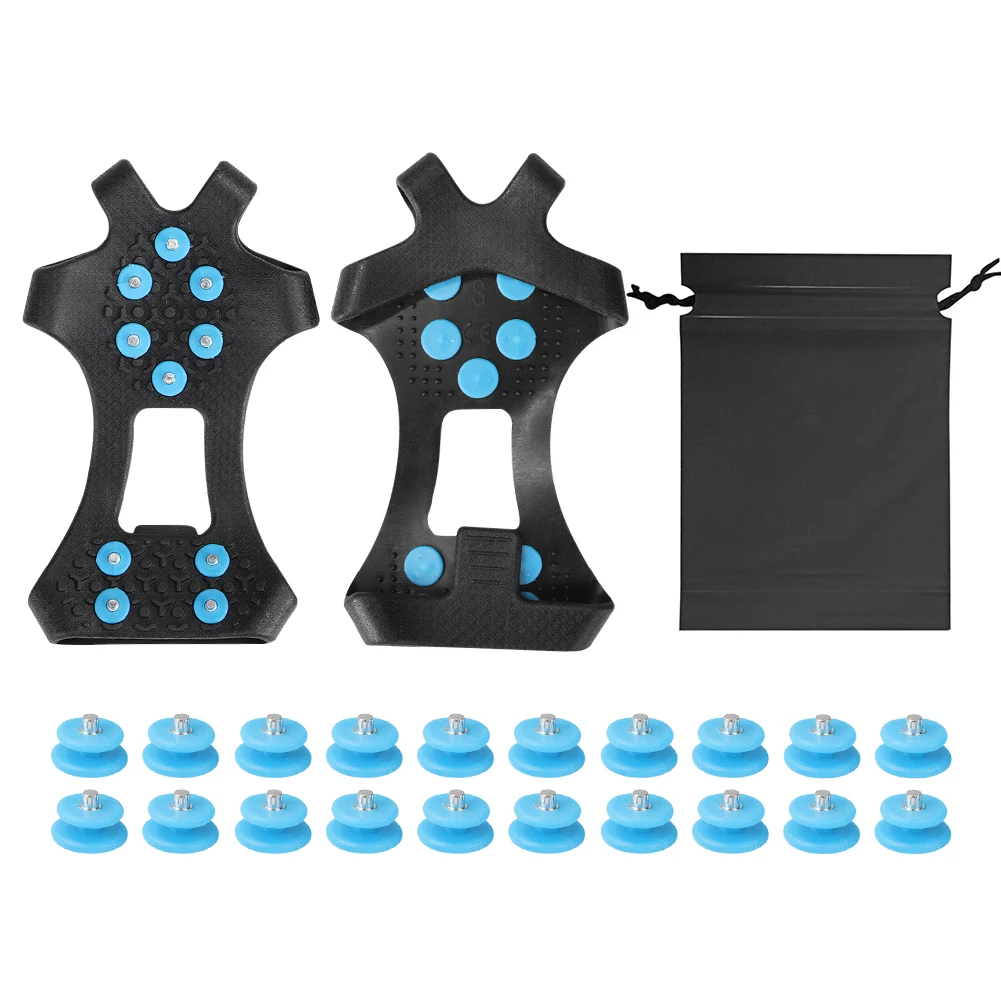 1 Pair S M L 10 Studs Anti-Skid Snow Ice Climbing Shoe Spikes Ice Grips Cleats Crampons Winter Climbing Anti Slip Shoes Cover
1 Pair S M L 10 Studs Anti-Skid Snow Ice Climbing Shoe Spikes Ice Grips Cleats Crampons Winter Climbing Anti Slip Shoes Cover