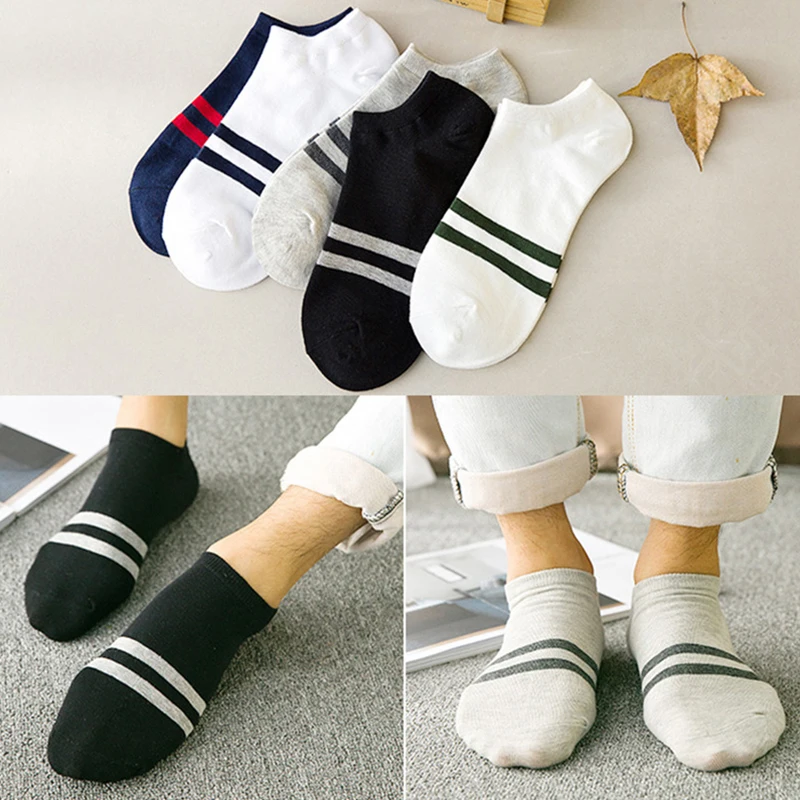 10 Pair Socks Men's Spring And Summer Deodorant Sweat-Absorbent Color Matching Short Tube Sports Four Seasons Two-Bar Boat Socks
10 Pair Socks Men's Spring And Summer Deodorant Sweat-Absorbent Color Matching Short Tube Sports Four Seasons Two-Bar Boat Socks