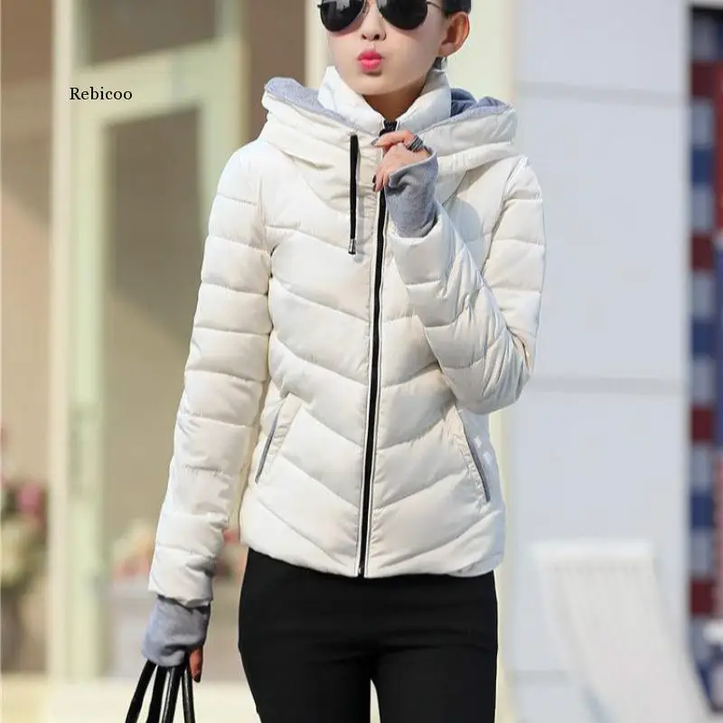 Winter Women Coat New Plus Size Hooded Down Cotton Short Overcoat Slim Black Coats Warm Thick Pink Jacket Female
Winter Women Coat New Plus Size Hooded Down Cotton Short Overcoat Slim Black Coats Warm Thick Pink Jacket Female