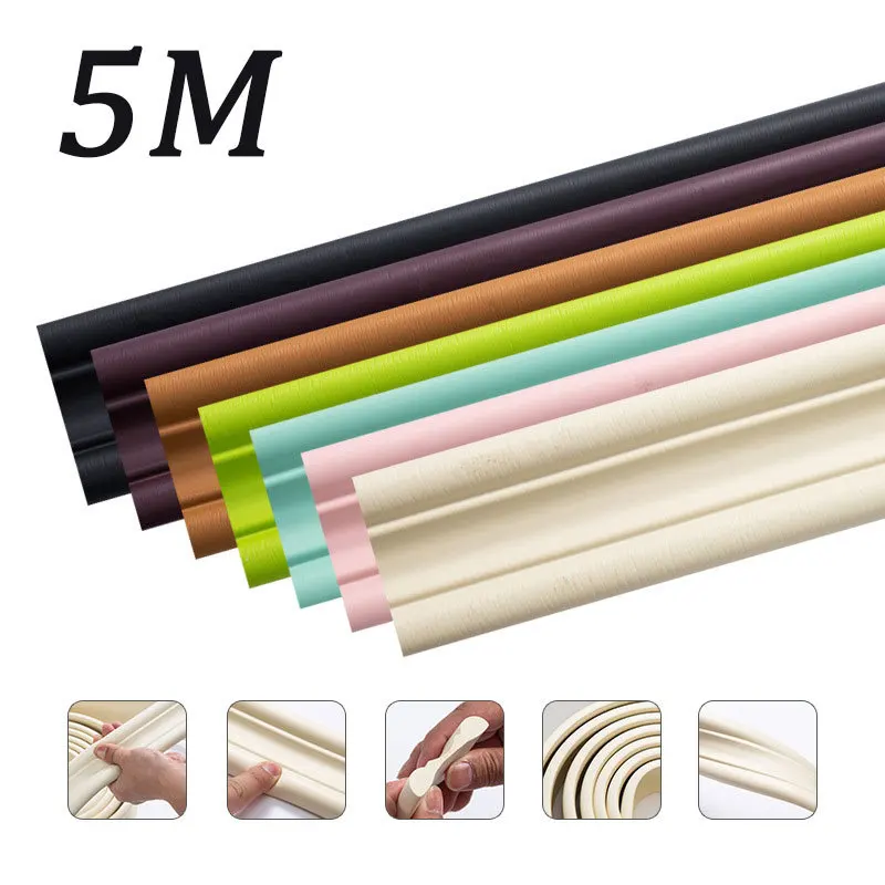 3D Baseboard Wall Stickers Selfadhesive Foam Edge Banding Border Waterproof Anti-collision Living Room Kindergarten Wall Sticker
3D Baseboard Wall Stickers Selfadhesive Foam Edge Banding Border Waterproof Anti-collision Living Room Kindergarten Wall Sticker