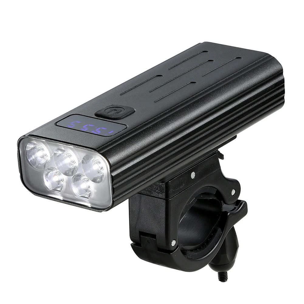 5xT6 LED Road Bike 1600LM Headlamp USB Rechargeable Power Waterproof Bike Front Head Light Warning Bicycle Accessories
5xT6 LED Road Bike 1600LM Headlamp USB Rechargeable Power Waterproof Bike Front Head Light Warning Bicycle Accessories