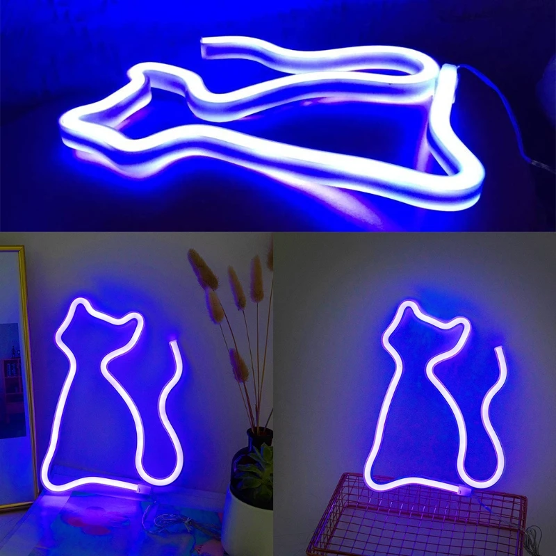Cat Neon Sign Night Light Art Decorative Lights Wall Decor for Kids Room Christmas Birthday Party Decoration
Cat Neon Sign Night Light Art Decorative Lights Wall Decor for Kids Room Christmas Birthday Party Decoration
