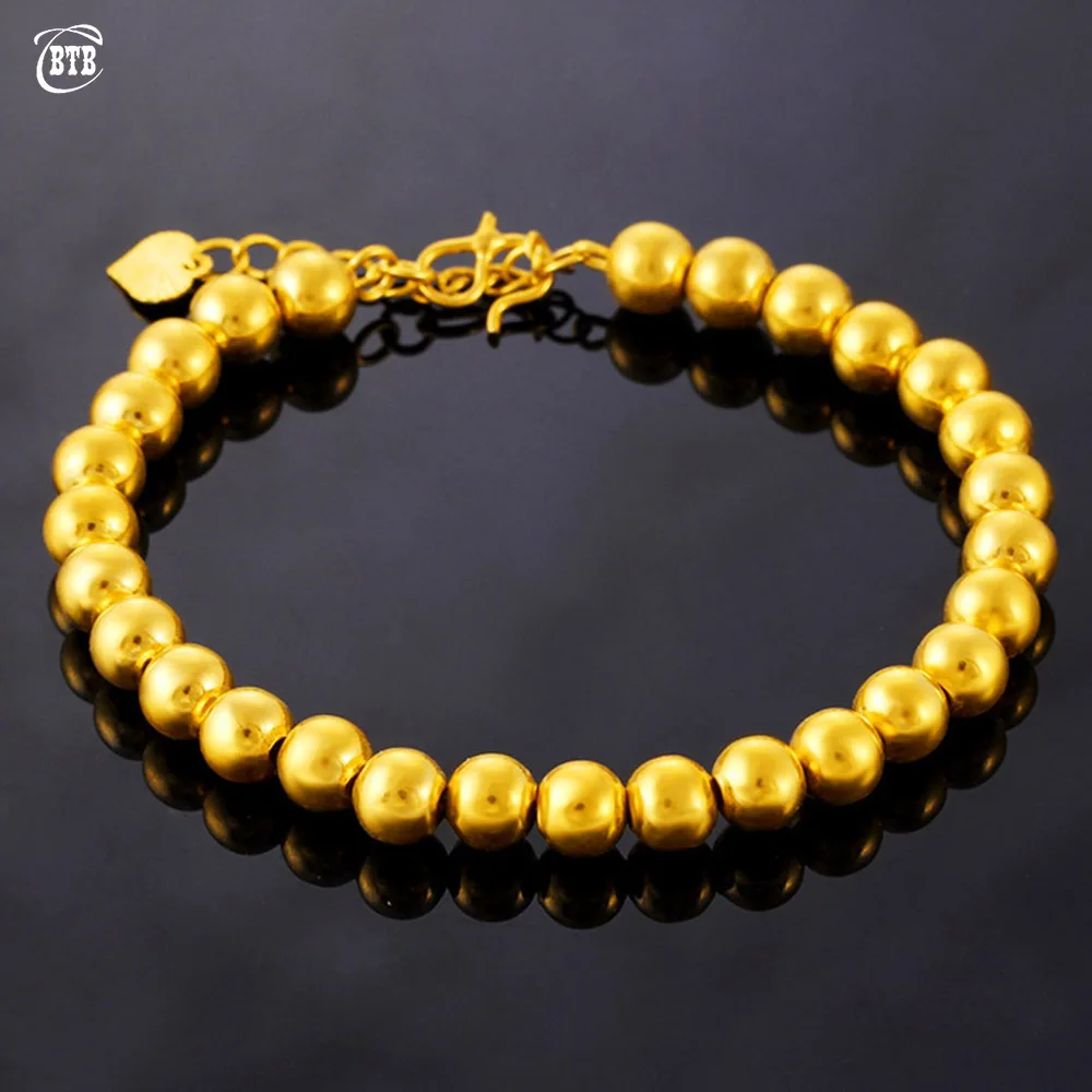 Dubai 18K Gold Round Bead Charm Bracelet Woman Elegant Cuff Bracelet Wedding Party Luxury Jewelry Adjustable Bracelet Wholesale
Dubai 18K Gold Round Bead Charm Bracelet Woman Elegant Cuff Bracelet Wedding Party Luxury Jewelry Adjustable Bracelet Wholesale