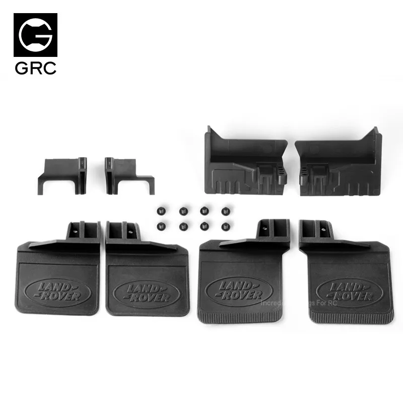 Передние и задние крылья GRC4pcs резиновые Брызговики для LAND ROVER 1/10 автомобиль на