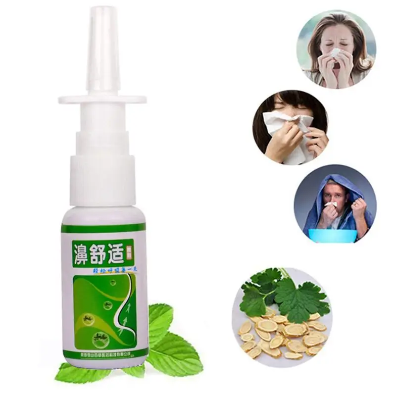 20ml Natural Herbal Chronic Nasal Spray Nose Congestion Rhinitis Sinusitis Treatment Relieve Itching Medicine Liquid
20ml Natural Herbal Chronic Nasal Spray Nose Congestion Rhinitis Sinusitis Treatment Relieve Itching Medicine Liquid