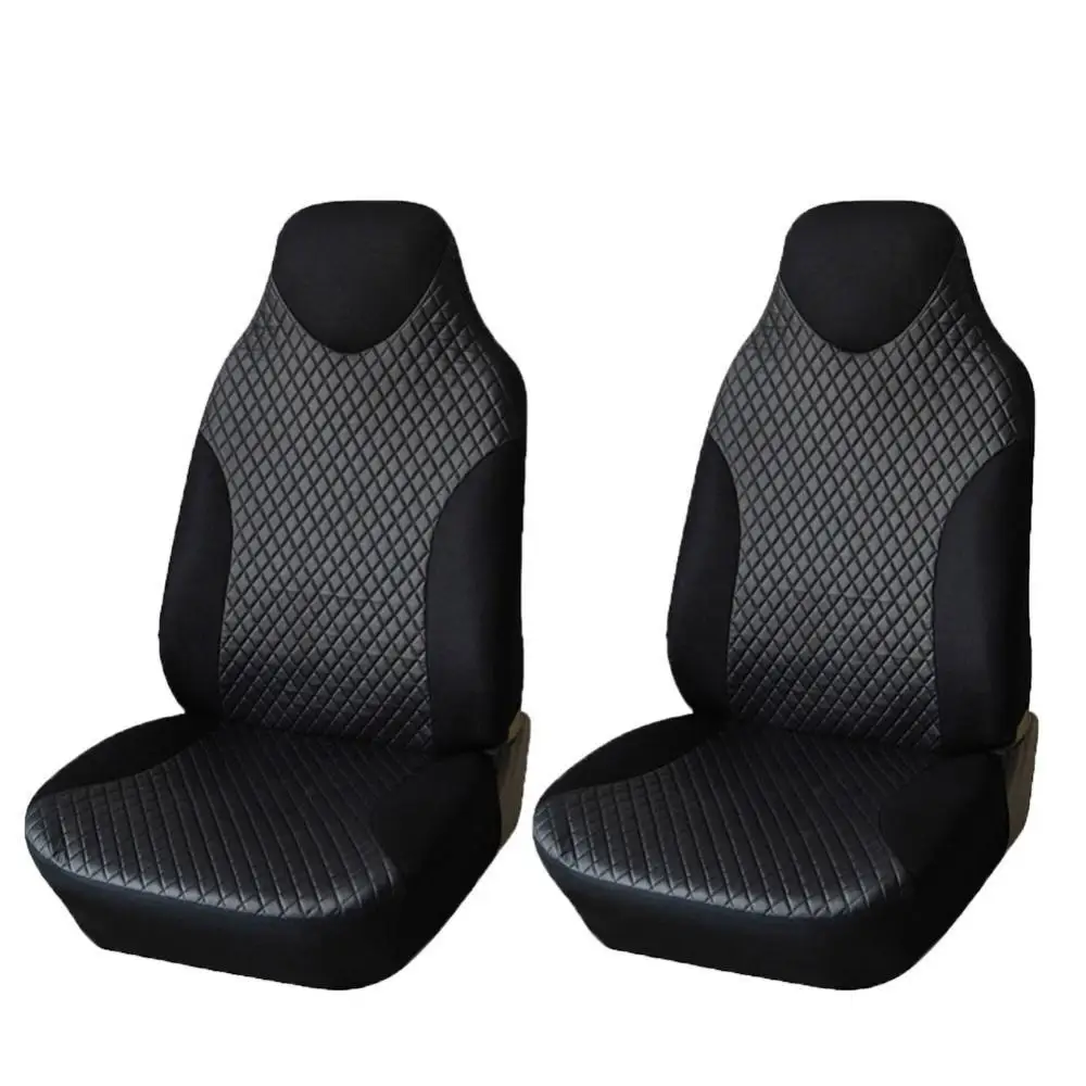 2Pcs Car Faux Leather Front Seat Covers Universal Fit Auto Interior Seat Cushion Cover Decoration
2Pcs Car Faux Leather Front Seat Covers Universal Fit Auto Interior Seat Cushion Cover Decoration