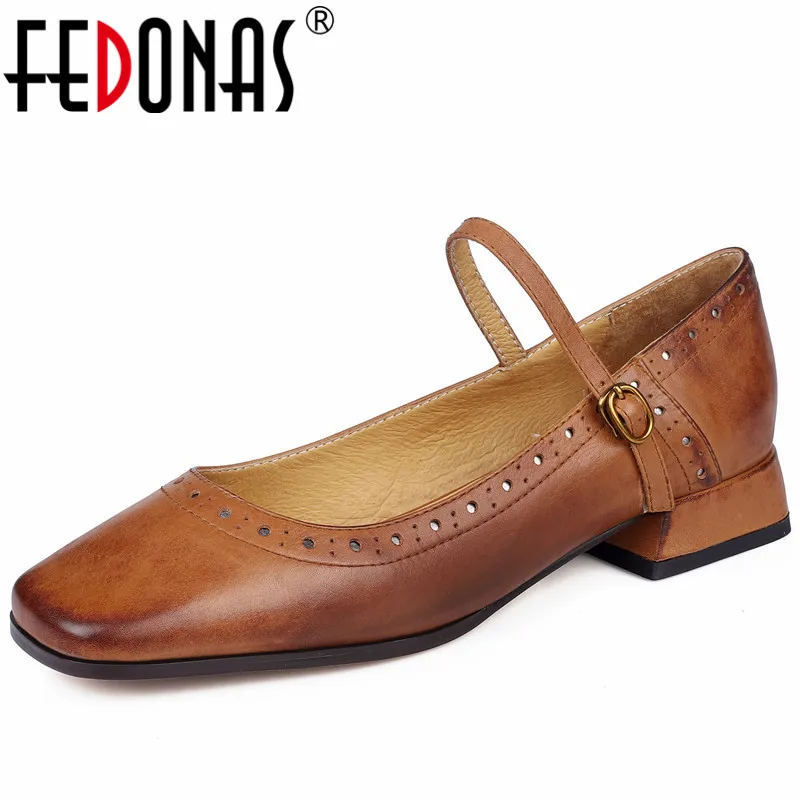 Женские повседневные туфли-лодочки FEDONAS из натуральной кожи Mary Jane на низком каблуке с квадратным носком; Сезон весна-лето; Женская обувь в ст...
Женские повседневные туфли-лодочки FEDONAS из натуральной кожи Mary Jane на низком каблуке с квадратным носком; Сезон весна-лето; Женская обувь в ст...