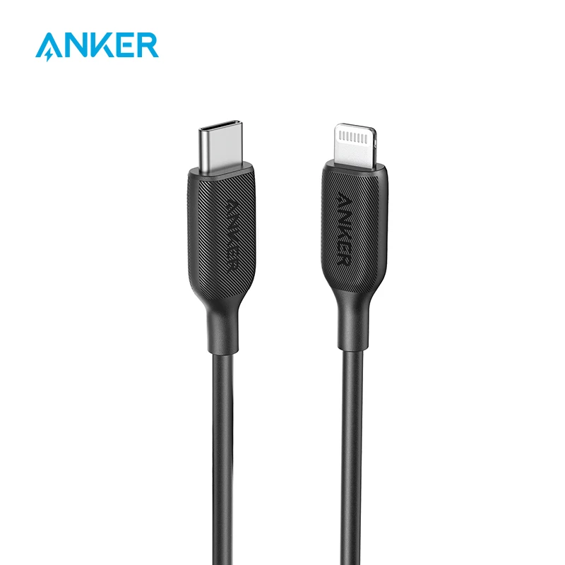 

Anker USB C to Lightning Cable (3 ft), Powerline III MFi Certified Fast Charging Lightning Cable for iPhone 11 Pro 11 Pro Max