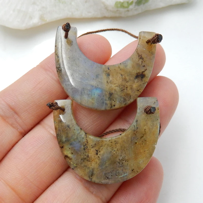 Jewelry Earrings Pairs,Shimmer Natural Gems Labradorite Hand Custom Earrings Pairs,Wholesale gemstone 30x24x5mm, 10.6g H9674
Jewelry Earrings Pairs,Shimmer Natural Gems Labradorite Hand Custom Earrings Pairs,Wholesale gemstone 30x24x5mm, 10.6g H9674