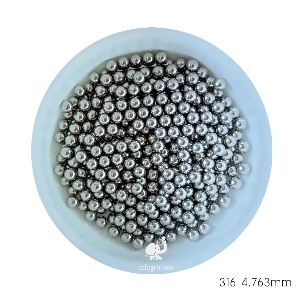 3/16'' ( 4.763mm ) AISI 316 Stainless Steel Ball Grade 100 High Precision Solid Bearing Balls
3/16'' ( 4.763mm ) AISI 316 Stainless Steel Ball Grade 100 High Precision Solid Bearing Balls