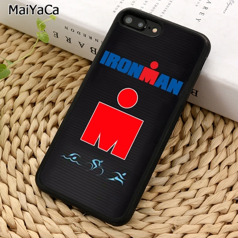 MaiYaCa товар чехол для телефона Ironman триатлона iPhone X XR XS 11 12 Pro MAX 5 6 S 7 8 Plus Samsung Galaxy S5 S6