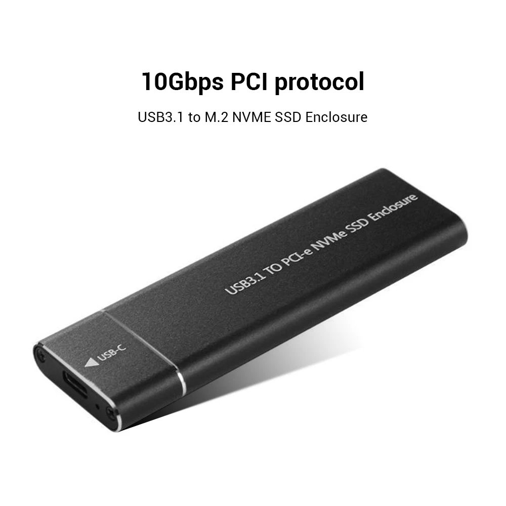 USB 3.1 to M.2 NVME PCIe SSD Enclosure 10Gbps PCI Protocol to Type C Adapter Case SSD Box for Windows 98/Se/Me/2000/XP
USB 3.1 to M.2 NVME PCIe SSD Enclosure 10Gbps PCI Protocol to Type C Adapter Case SSD Box for Windows 98/Se/Me/2000/XP