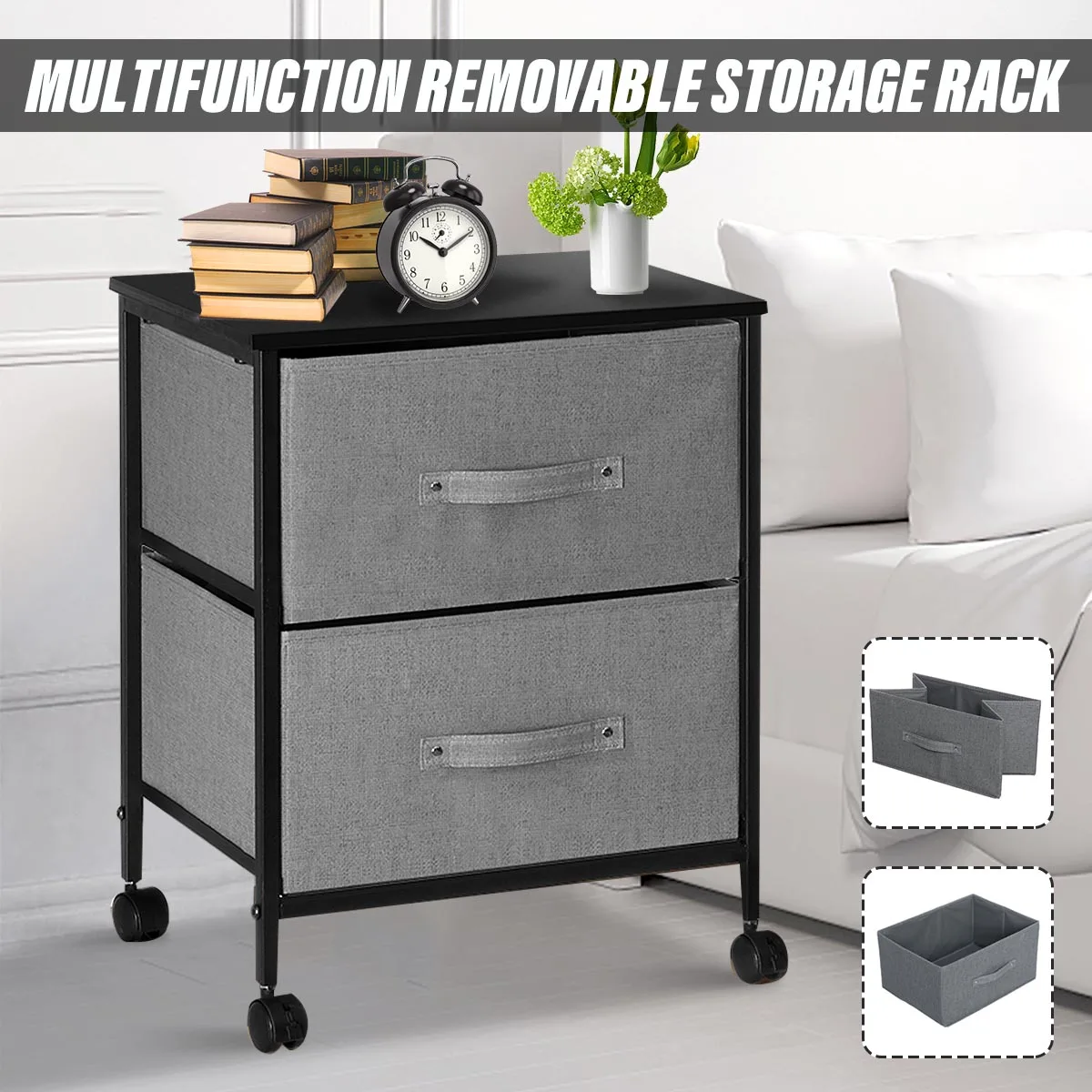 Simple Bedroom Nightstands with Wheels Portable Beside Table for Home Bedroom Steel Frame Fabric Side Table Home Furniture US
Simple Bedroom Nightstands with Wheels Portable Beside Table for Home Bedroom Steel Frame Fabric Side Table Home Furniture US