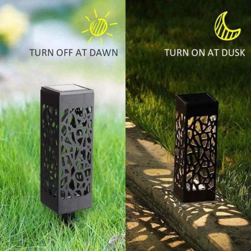 LED Lawn Lamp Outdoor Light Solar Powered Energy Hollow-out Design Sensitive Light Sensor Yard Patio Garden Courtyard 
LED Lawn Lamp Outdoor Light Solar Powered Energy Hollow-out Design Sensitive Light Sensor Yard Patio Garden Courtyard