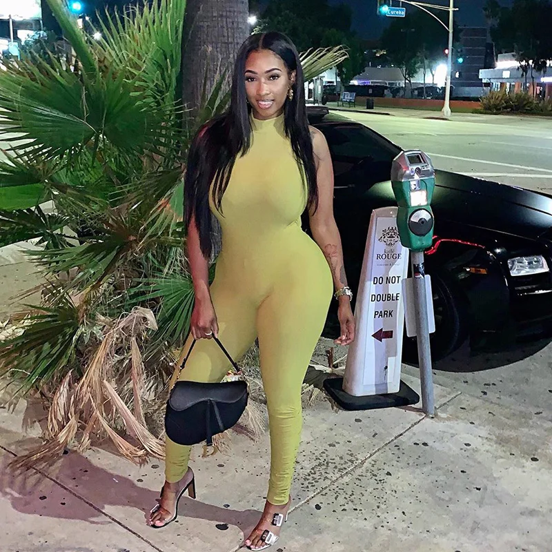 Women'S Fall Romper, Sleeveless Jumpsuit, Elastic Round Collar Yoga Casual Pleated Solid Color Wear
Women'S Fall Romper, Sleeveless Jumpsuit, Elastic Round Collar Yoga Casual Pleated Solid Color Wear