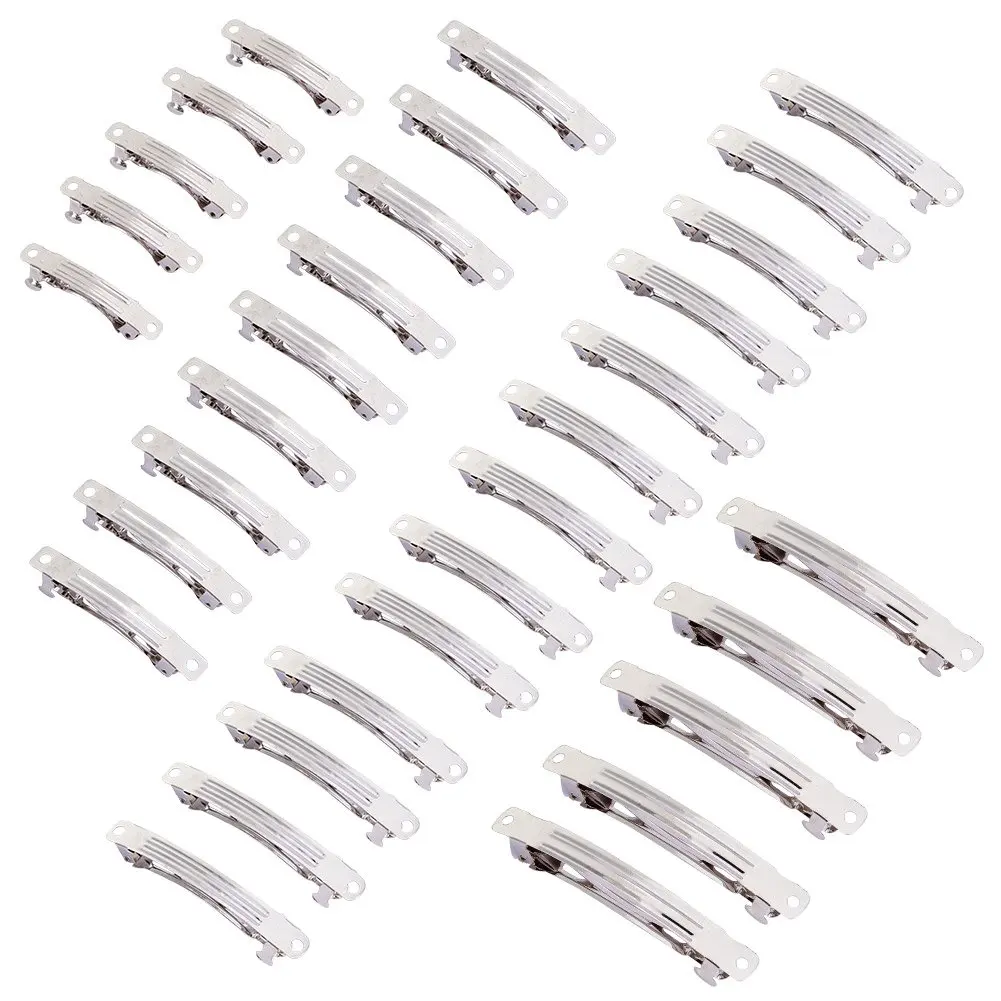 120PCS 4 Size Barrette Snap Hair Alligator Clips Metal French Barrette Hair Clips Blank Iron Rectangle Alligator Hair Clips
120PCS 4 Size Barrette Snap Hair Alligator Clips Metal French Barrette Hair Clips Blank Iron Rectangle Alligator Hair Clips
