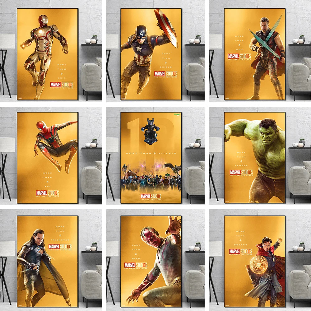 Marvel Movie Poster Superhero Picture Canvas Poster Art Painting Home Decoration Teenager Bedroom Decoration Wall Painting
Marvel Movie Poster Superhero Picture Canvas Poster Art Painting Home Decoration Teenager Bedroom Decoration Wall Painting