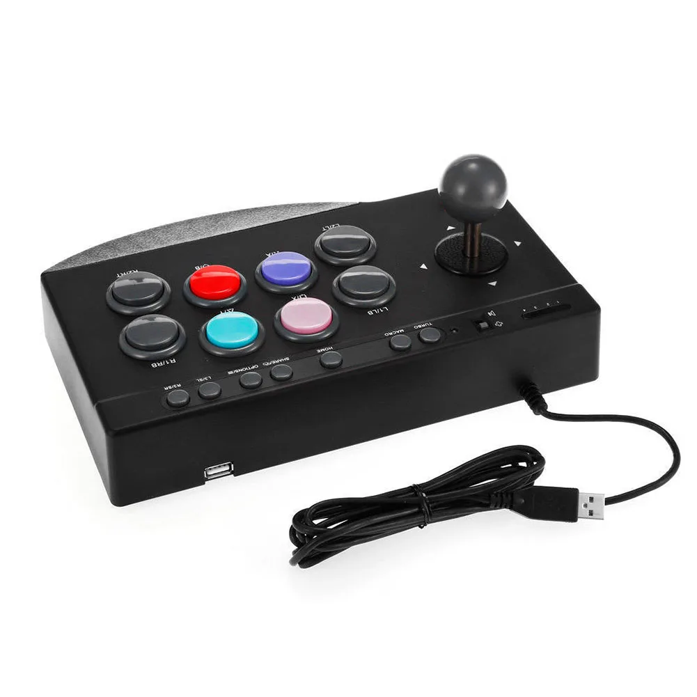 For Arcade Fighting Practical Multifunction ABS USB Wired Joystick Stick PC Game Controller Replacement /4 for XBOX ONE 
For Arcade Fighting Practical Multifunction ABS USB Wired Joystick Stick PC Game Controller Replacement /4 for XBOX ONE