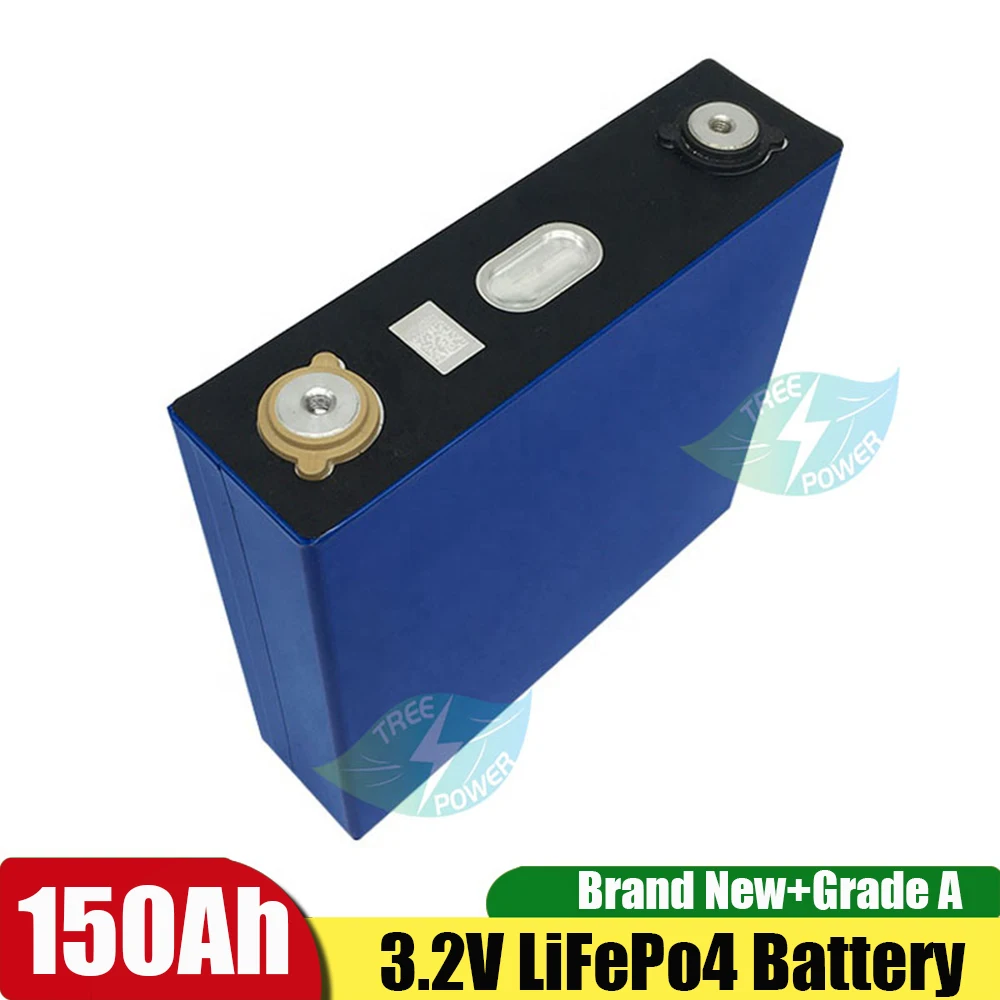 4pcs 3.2V 152Ah 150Ah Lithium Rechargeable Battery LiFePO4 Cell for DIY 12V 24V 48V Electric Car Bus EV
4pcs 3.2V 152Ah 150Ah Lithium Rechargeable Battery LiFePO4 Cell for DIY 12V 24V 48V Electric Car Bus EV