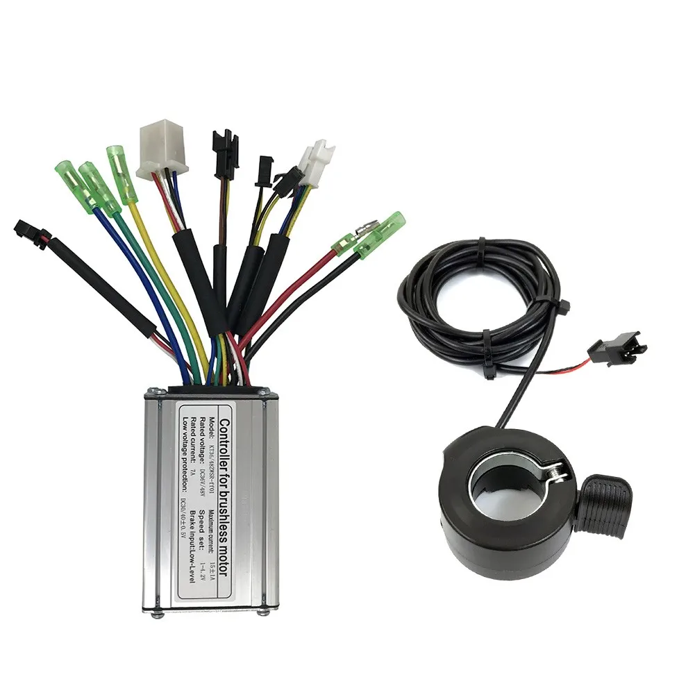 36V 48V 250W KT E-Bike 15A SM Controller Brushless Hub Motor + KT LCD4 Display + Sensor + Thumb Throttle For KT Series E-bikes
36V 48V 250W KT E-Bike 15A SM Controller Brushless Hub Motor + KT LCD4 Display + Sensor + Thumb Throttle For KT Series E-bikes