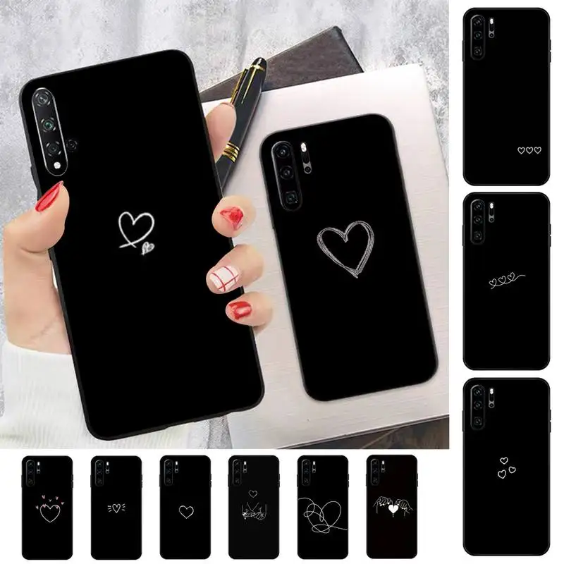TOPLBPCS Black Simple Lines Love Heart Phone Case for huawei P 6 7 8 9 10 20 30 40 pro plus lite p9 lite 2016
TOPLBPCS Black Simple Lines Love Heart Phone Case for huawei P 6 7 8 9 10 20 30 40 pro plus lite p9 lite 2016