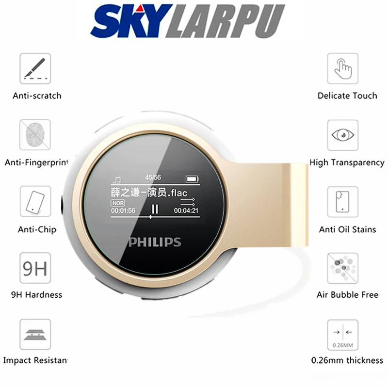 Music Player Tempered Film For PHILIPS SA5608 MP3 HD Scratch Proof Full Screen Coverage Lens Protective Film Glass
Music Player Tempered Film For PHILIPS SA5608 MP3 HD Scratch Proof Full Screen Coverage Lens Protective Film Glass