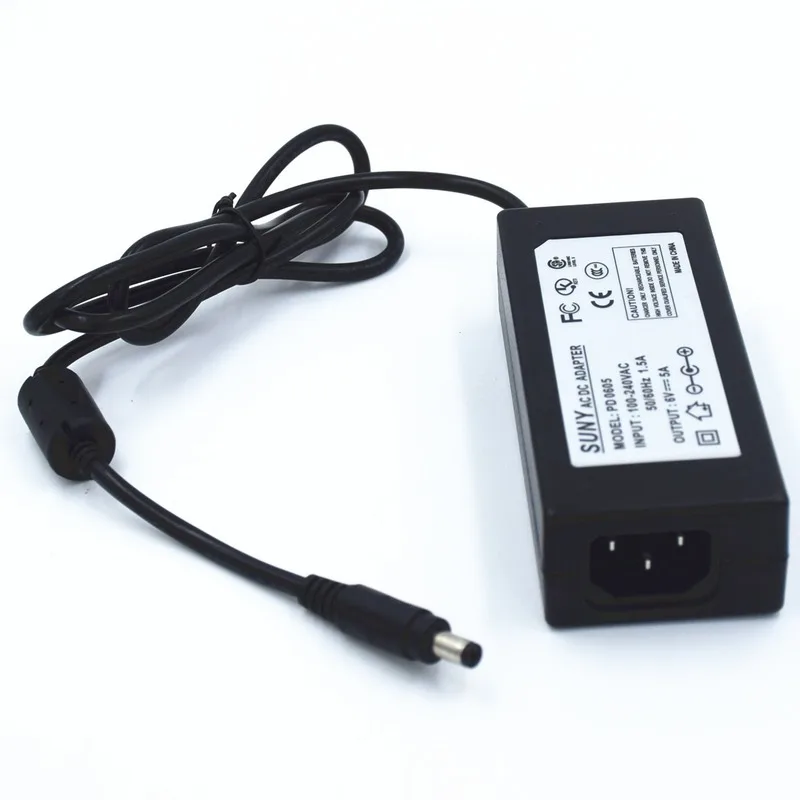 6V5A Switching Power Adapter CE/FCC Certified DC Stabilized Voltage Energy Saving Standby Consumption Lower
6V5A Switching Power Adapter CE/FCC Certified DC Stabilized Voltage Energy Saving Standby Consumption Lower