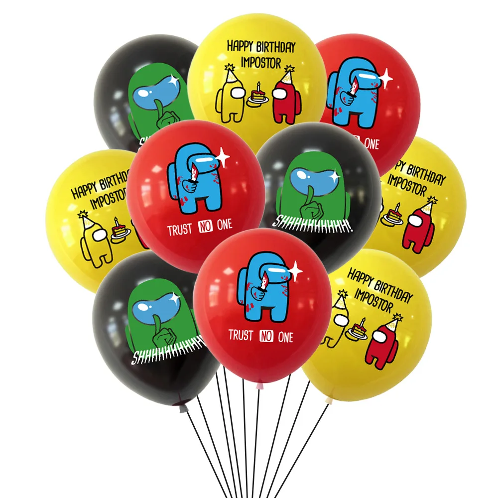 Among Us Toy Figure 10/12/15Pcs Latex Balloons Birthday Party Decoration Baby Shower Balloons Anime Cartoon Kawaii Kids Gift
Among Us Toy Figure 10/12/15Pcs Latex Balloons Birthday Party Decoration Baby Shower Balloons Anime Cartoon Kawaii Kids Gift