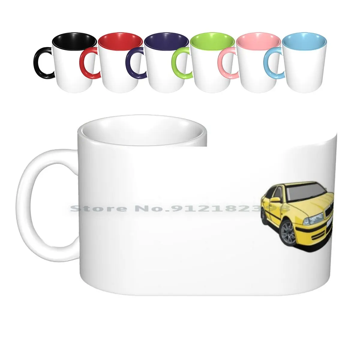 

Skoda Octavia Vrs ( Rs ) Lemon Yellow Ceramic Mugs Coffee Cups Milk Tea Mug Cars Skoda Skoda Octavia Rs Vrs Motor Nation