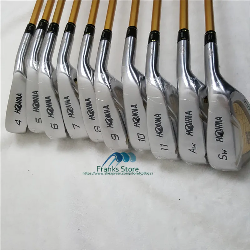 

New Golf Clubs HONMA S-06 4 star Golf iron 4-11.Aw.Sw (10pcs) golf irons Set Graphite or steel shaft with headcover