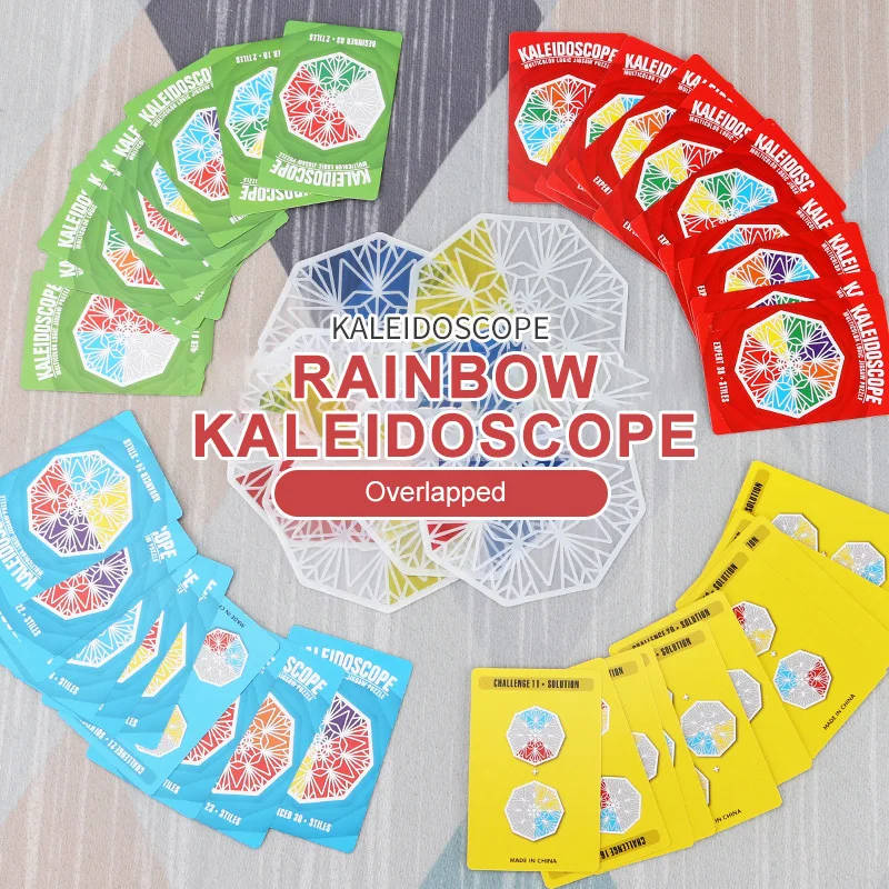 Kids Overlapping Swish Transparent Card Spatial Logical Puzzle Table Games Spatial Logical Training Toy Parent-child Intelligent 
Kids Overlapping Swish Transparent Card Spatial Logical Puzzle Table Games Spatial Logical Training Toy Parent-child Intelligent
