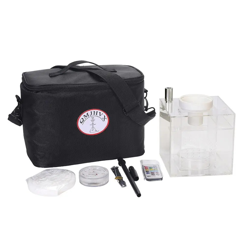 2020 New Acrylic Hookah Set Portable Travel Hand bag Hookah Shisha Pipe Carbon Belt LES lamp Shisha Set Chicha Narguile Accessor
2020 New Acrylic Hookah Set Portable Travel Hand bag Hookah Shisha Pipe Carbon Belt LES lamp Shisha Set Chicha Narguile Accessor