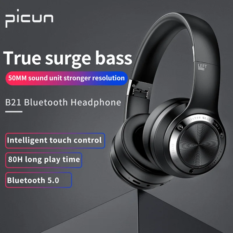 Bluetooth-гарнитура Picun B21 высококачественный звук беспроводные музыкальные наушники