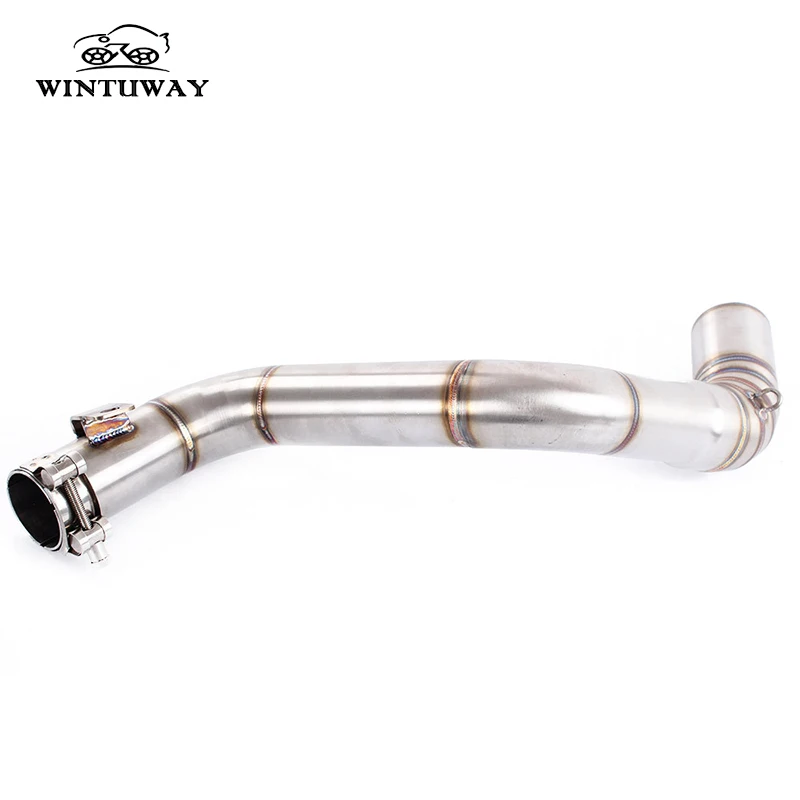 WINTUWAY Motorcycle Exhaust Middle Pipe For KTM DUKE390 2012-2016 Without Exhaust Slip-On Full System Link Pipe B-EP051
WINTUWAY Motorcycle Exhaust Middle Pipe For KTM DUKE390 2012-2016 Without Exhaust Slip-On Full System Link Pipe B-EP051