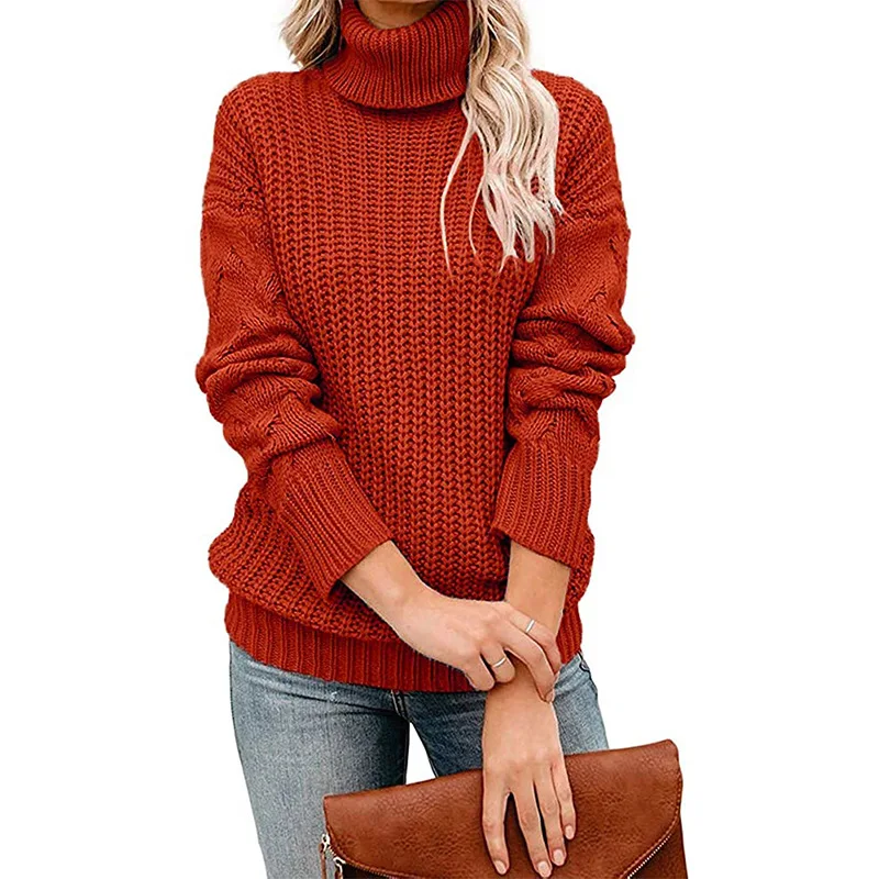 2020 Women's Sweater New Autumn Winter TuArleneck Pullover Knitted Large Size Casual Sweatshirt Slim Fasion Pure Color Tops
2020 Women's Sweater New Autumn Winter TuArleneck Pullover Knitted Large Size Casual Sweatshirt Slim Fasion Pure Color Tops