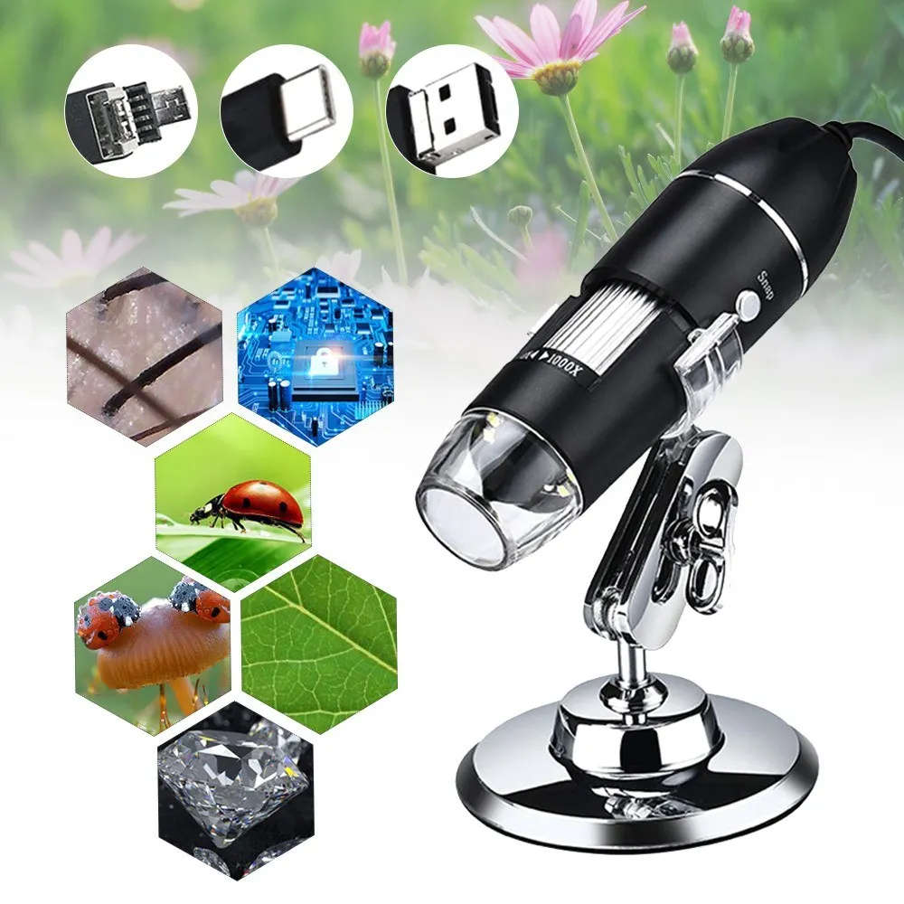 Цифровой микроскоп 3 в 1 порт Type-C 1000x порт able Высокое разрешение USB цифровая лупа инструмент для технического обслуживания в отрасли
Цифровой микроскоп 3 в 1 порт Type-C 1000x порт able Высокое разрешение USB цифровая лупа инструмент для технического обслуживания в отрасли