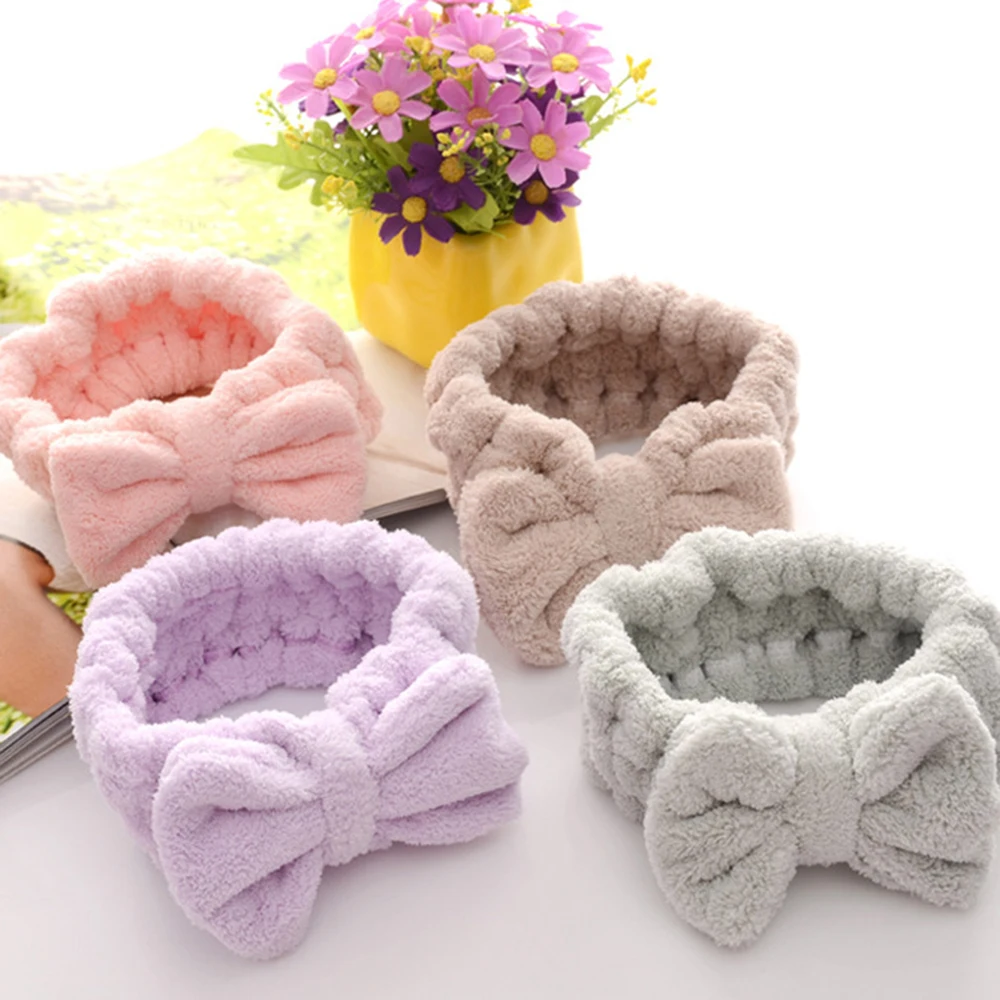 Wash Face Makeup Hairband Elastic Shower Spa Headband Soft Coral Fleece Bowknot Hair Bands Headwear For Women Hair Accessories
Wash Face Makeup Hairband Elastic Shower Spa Headband Soft Coral Fleece Bowknot Hair Bands Headwear For Women Hair Accessories
