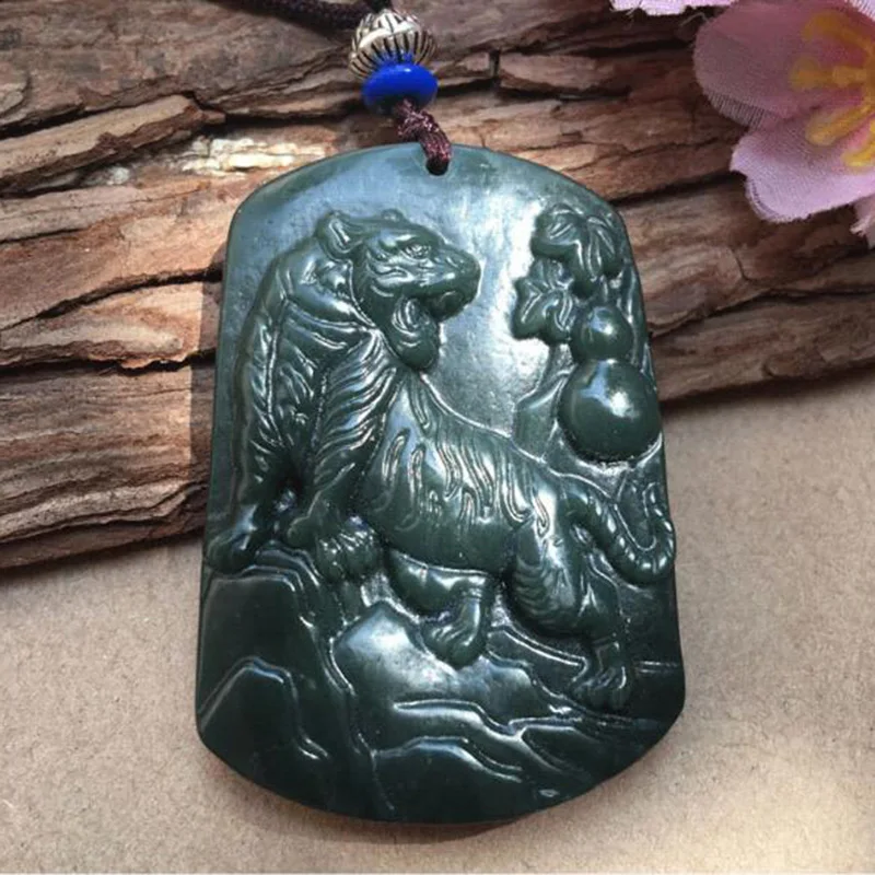 Jade Pendant Natural Hetian Qingyu Tiger Pendant Jewelry Fine Jewelry Zodiac Tiger Pendant Tiger Jade Necklace Pendant
Jade Pendant Natural Hetian Qingyu Tiger Pendant Jewelry Fine Jewelry Zodiac Tiger Pendant Tiger Jade Necklace Pendant