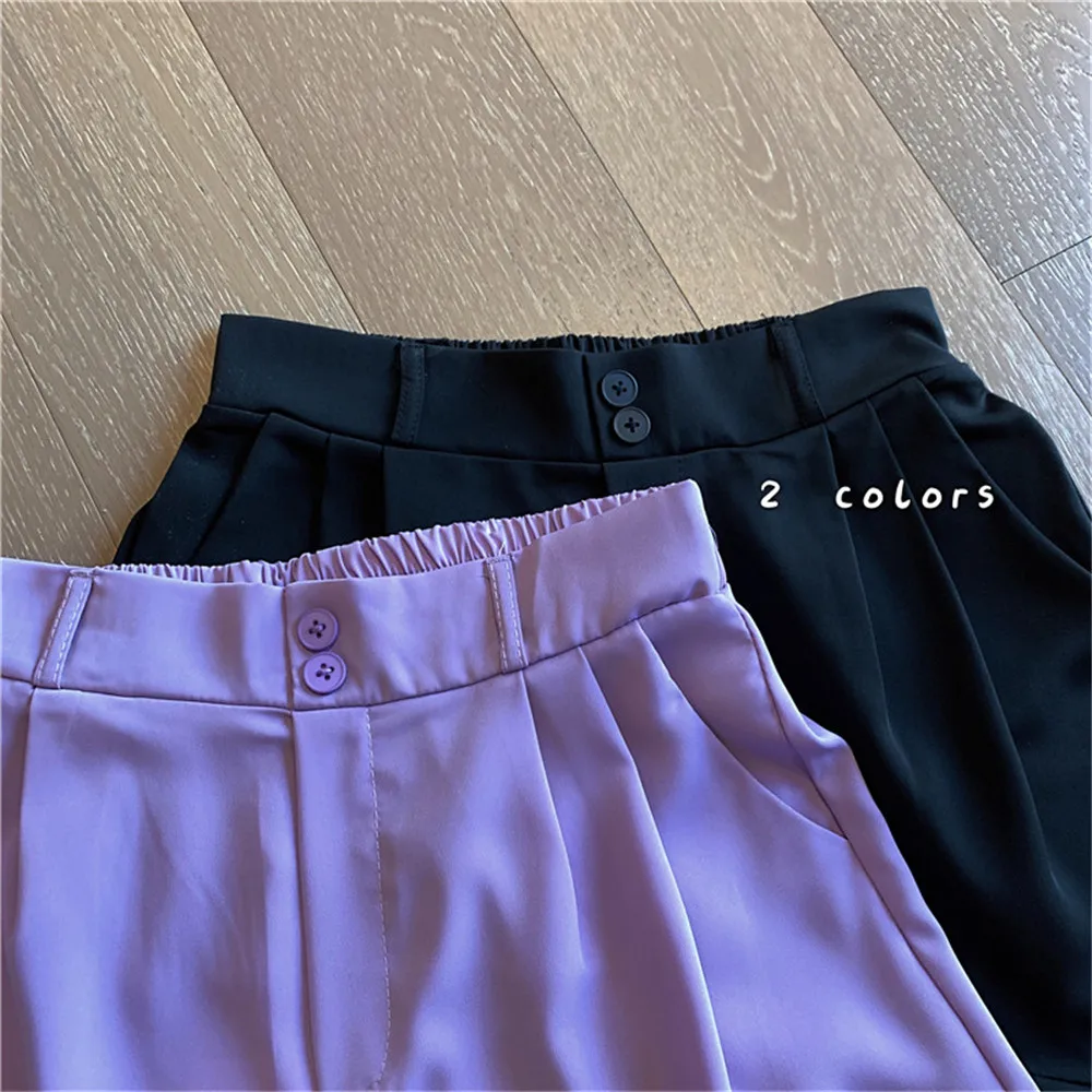 WomenSummerNewHighWaistSolidColorWideLegSuitPantsJapanStyleAutumnSlimFitTrousersFemaleCasuallooseBlackPants 
WomenSummerNewHighWaistSolidColorWideLegSuitPantsJapanStyleAutumnSlimFitTrousersFemaleCasuallooseBlackPants