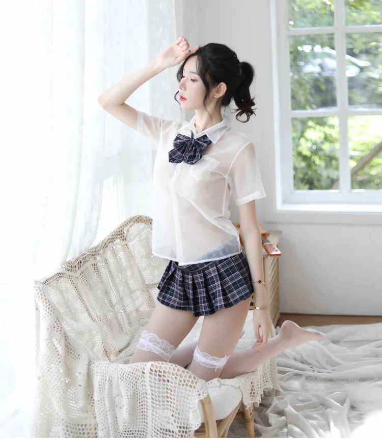 Sexy Underwear British Plaid Skirt Shirt Sexy Perspective Student Uniform Pleated Skirt Skirt Skirt
Sexy Underwear British Plaid Skirt Shirt Sexy Perspective Student Uniform Pleated Skirt Skirt Skirt