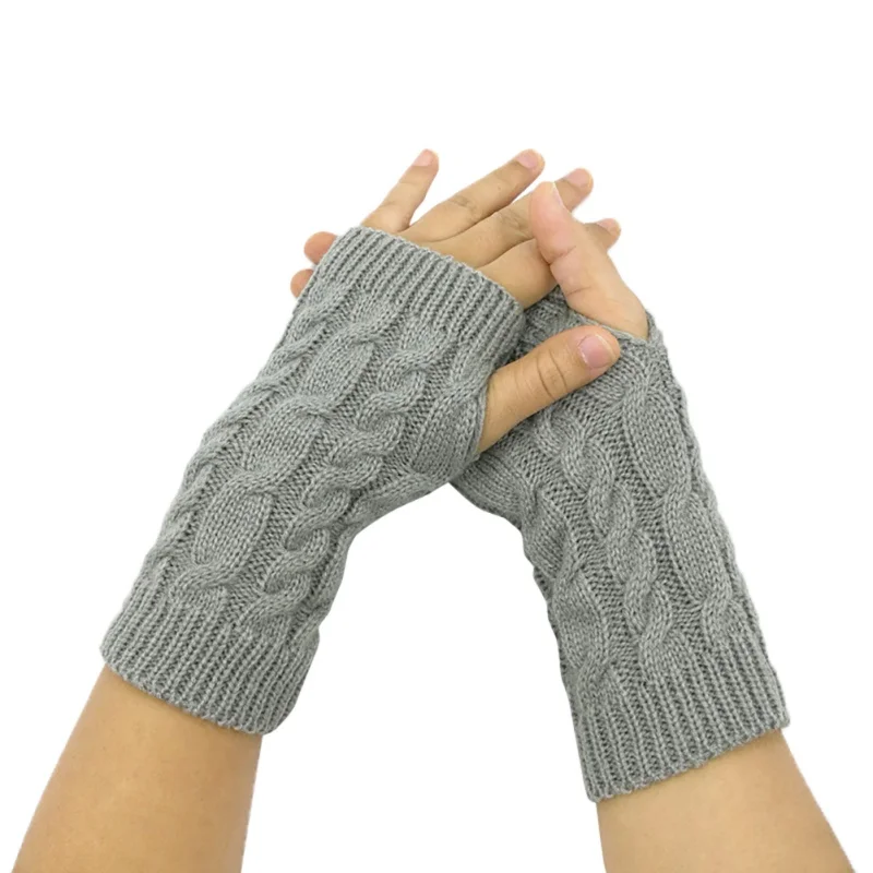 2019 Winter New Ladies Wool Knitted Half Finger Gloves Casual Warm Cold Short Wool Fingerless Solid Color Mittens
2019 Winter New Ladies Wool Knitted Half Finger Gloves Casual Warm Cold Short Wool Fingerless Solid Color Mittens