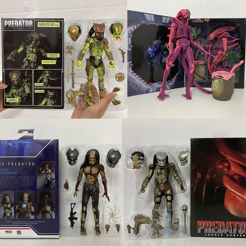 NECA Alien Warrior Predator Figure Jungle Demon Hunter Unmasked Masked Gold Kenner Leader Clan Chief Lab Escape Action Figure 
NECA Alien Warrior Predator Figure Jungle Demon Hunter Unmasked Masked Gold Kenner Leader Clan Chief Lab Escape Action Figure