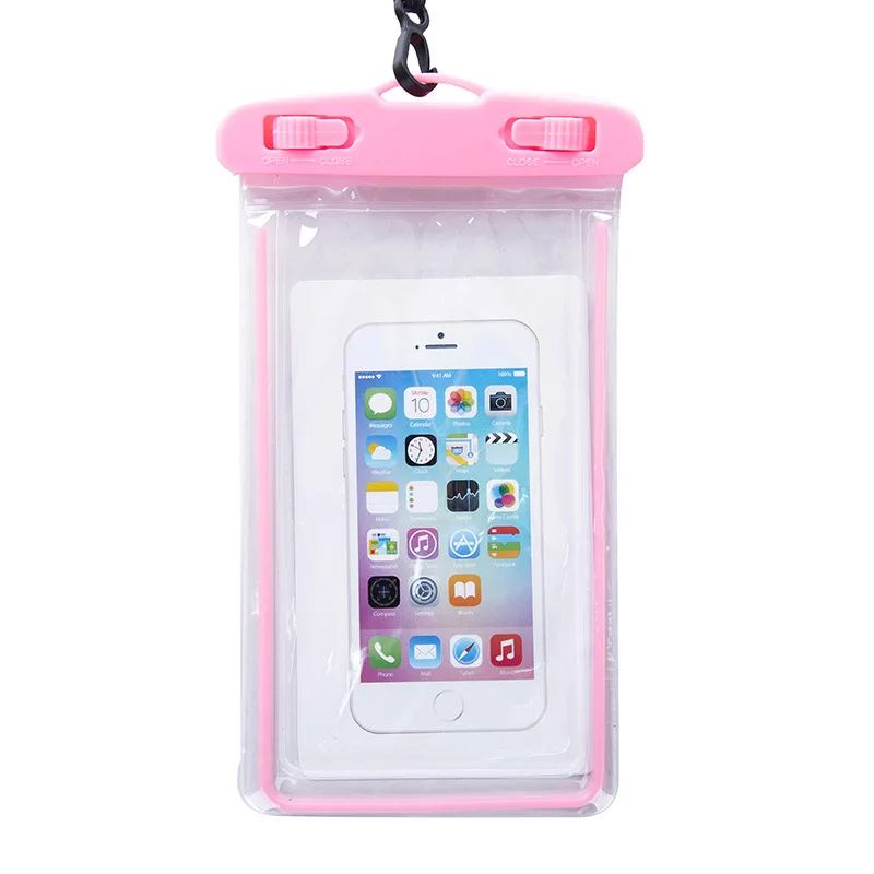 Waterproof Bag Case for Phone Luminous PVC Swimming Bags IPX8 Underwater Phone Case for Seaside Vacation Universal All Models
Waterproof Bag Case for Phone Luminous PVC Swimming Bags IPX8 Underwater Phone Case for Seaside Vacation Universal All Models
