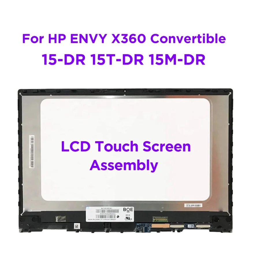 Новый сенсорный ЖК-экран диагональю дюйма в сборе для HP ENVY X360 15-DR 15M-DR 15T-DR100 15-DR0012DX
Новый сенсорный ЖК-экран диагональю дюйма в сборе для HP ENVY X360 15-DR 15M-DR 15T-DR100 15-DR0012DX